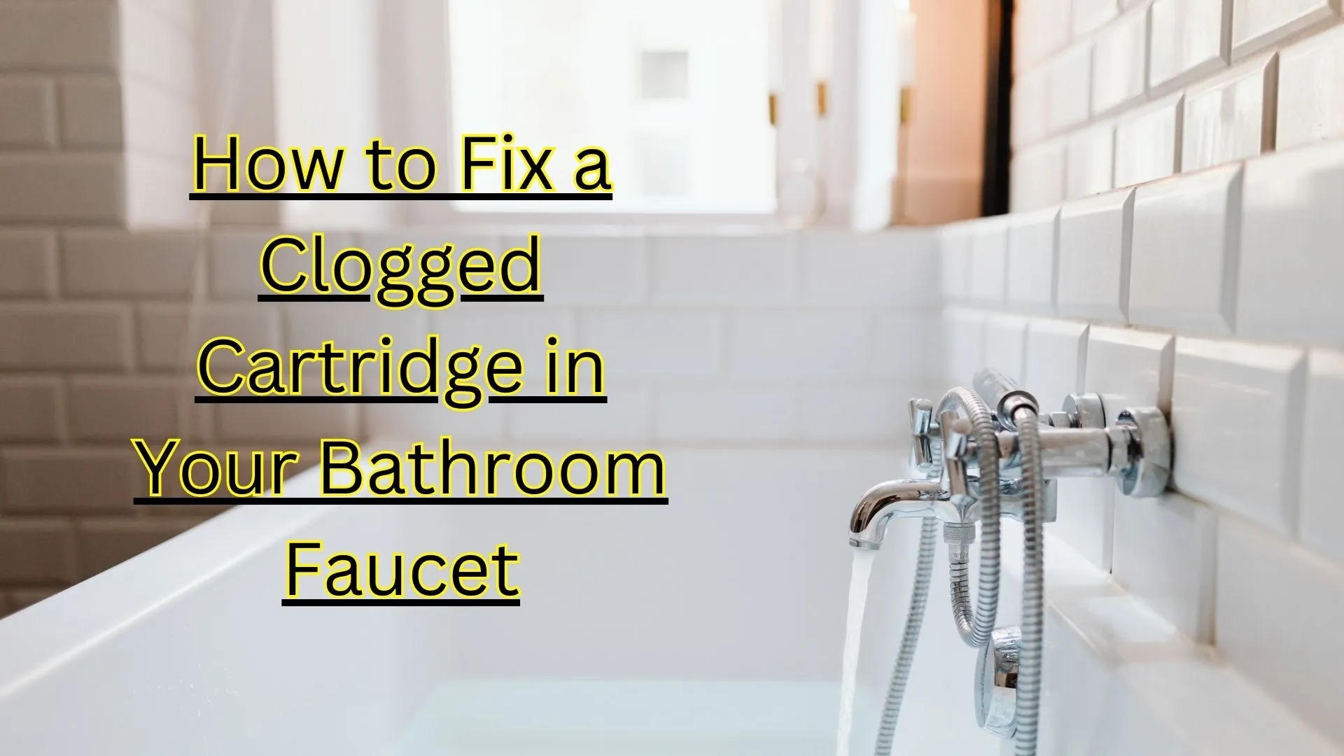 How to Fix a Clogged Cartridge in Your Bathroom Faucet