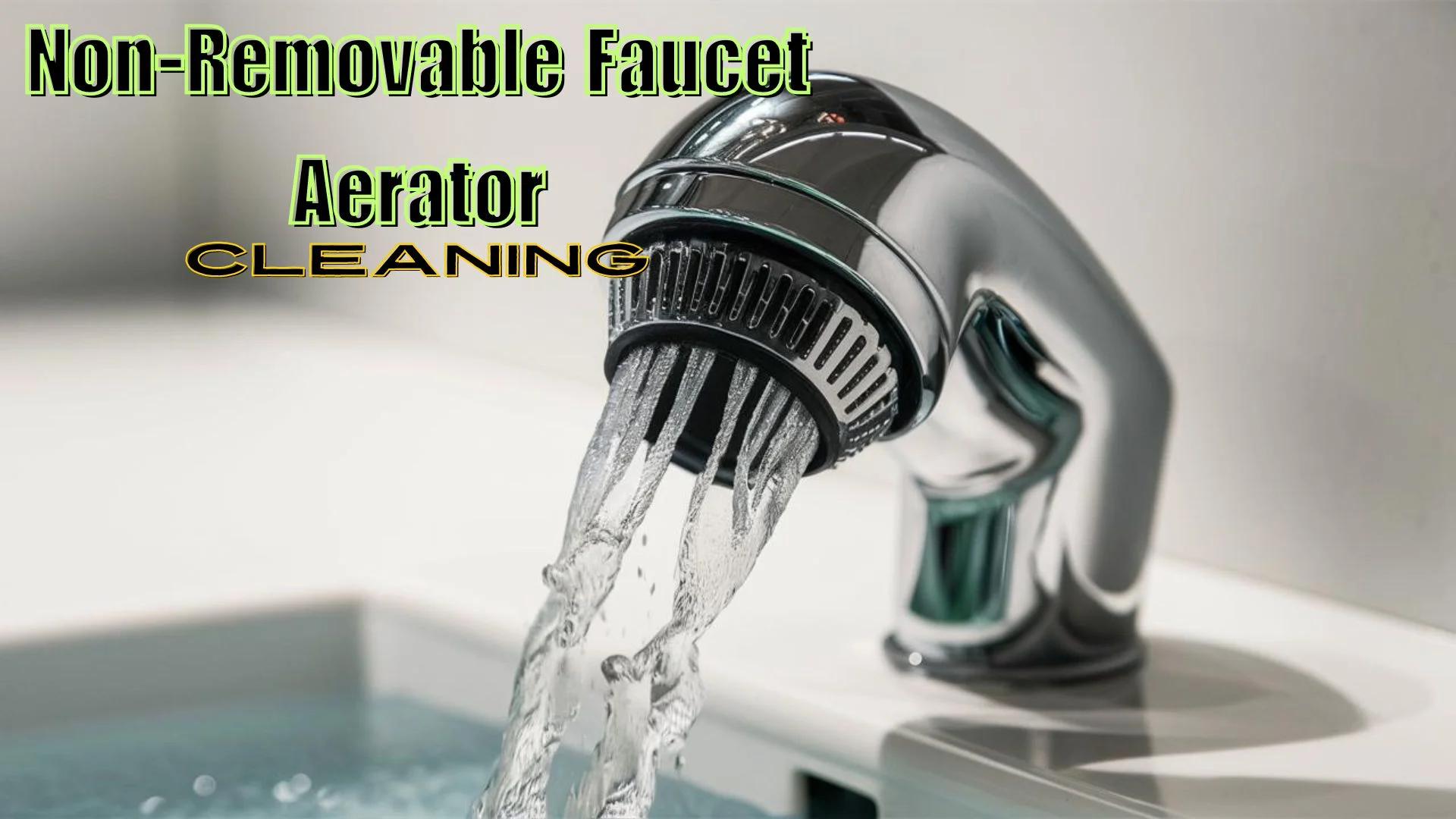 Non-Removable Faucet Aerator